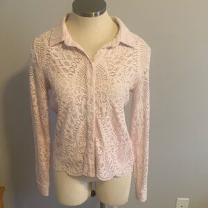 Johnny Was Light Mauve  Blouse